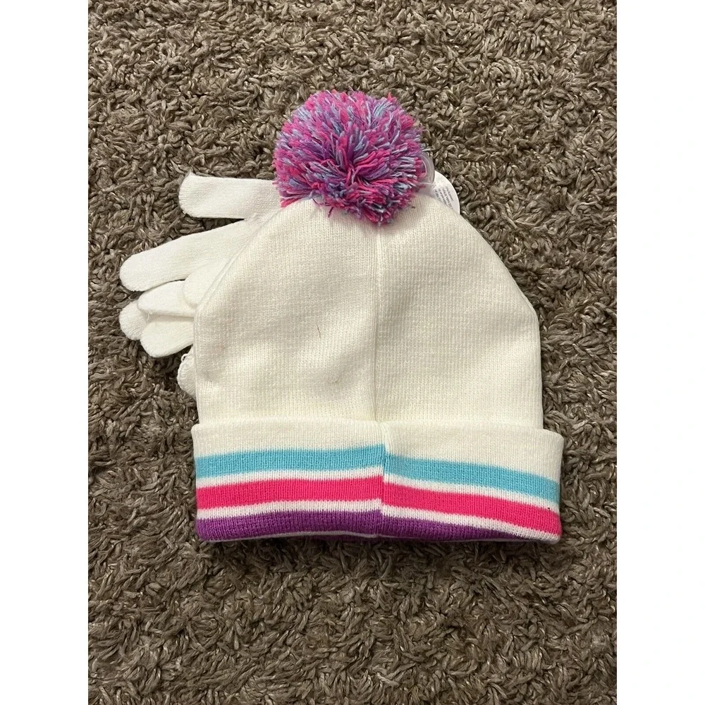 My Little Pony Girls Winter Beanie Knit Hat and Gloves Set One‎ Size New w/ Tags
